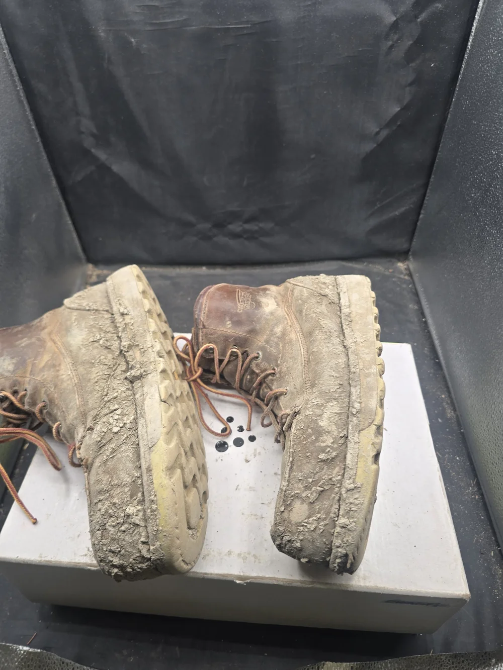 Red‎ Wing Shoes Brown Lace-Up Men's Work Boots